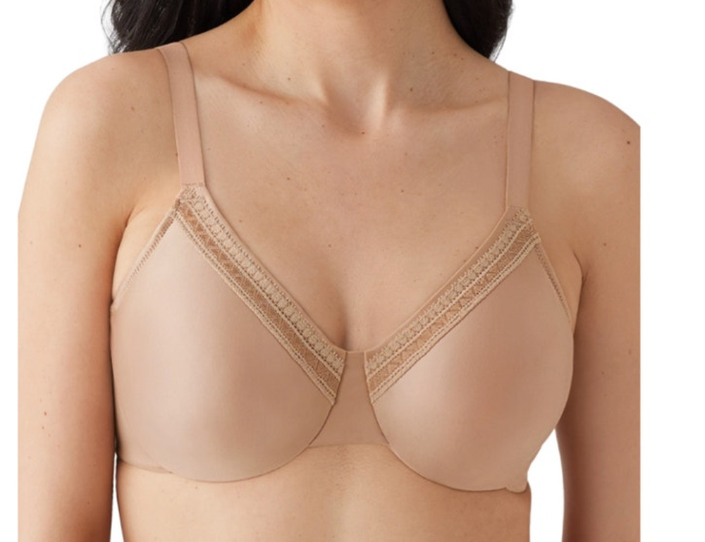 Wacoal Bra 855213 Perfect Primer Full Figure Underwire tan size 38DDD 38F